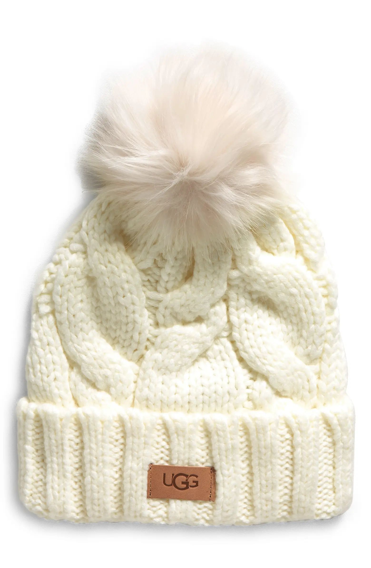 Cable Knit Pom Beanie | Nordstrom