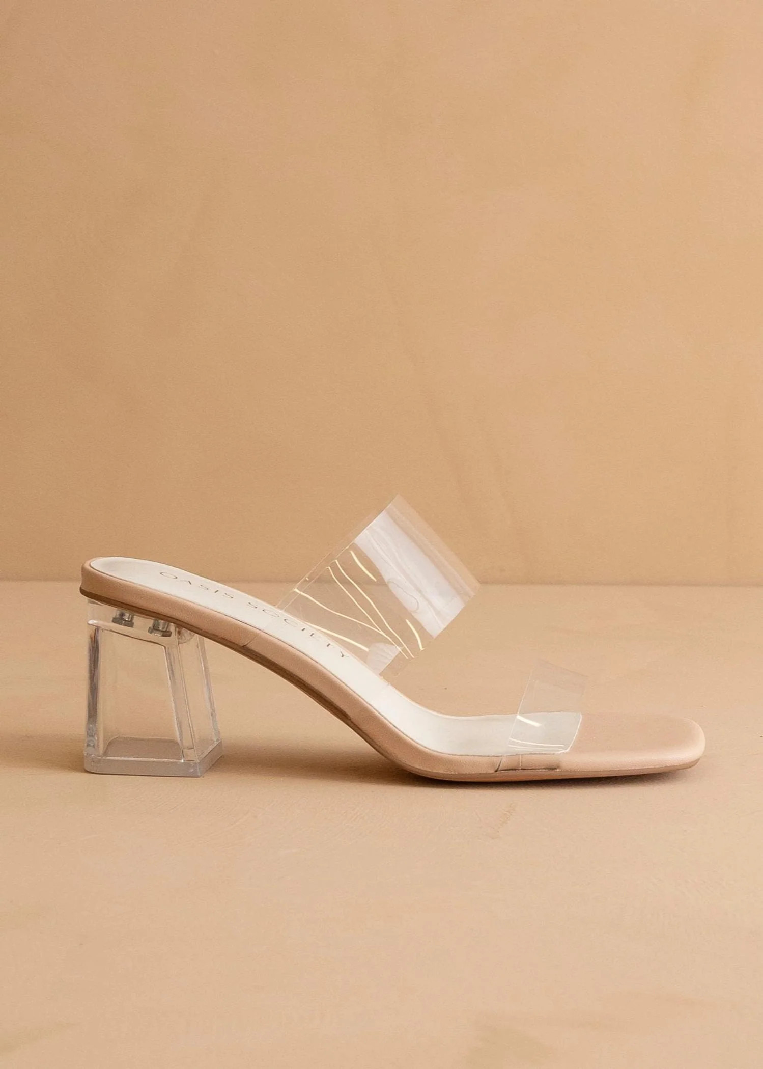 Women's Emery Clear Strap Heel | Shop Simon