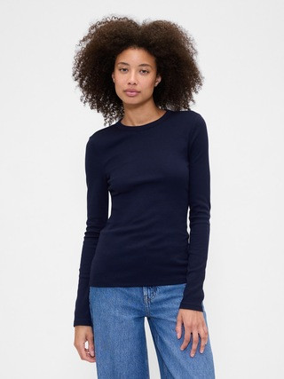 Essential Ribbed Crewneck T-Shirt | Gap Factory