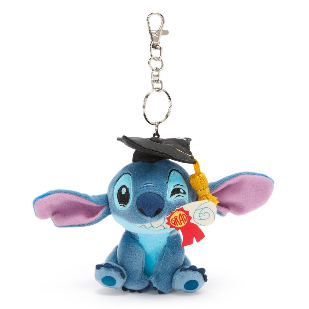 Stitch 2026 Graduation Mini Plush Keychain Bag Charm – Lilo & Stitch | Disney Store