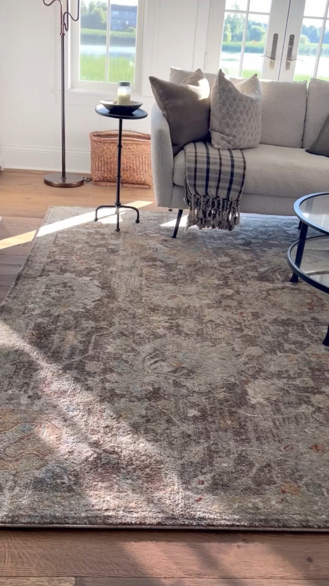 The prettiest Fall rug and so soft!

#LTKFindsUnder100 #LTKSeasonal #LTKHome