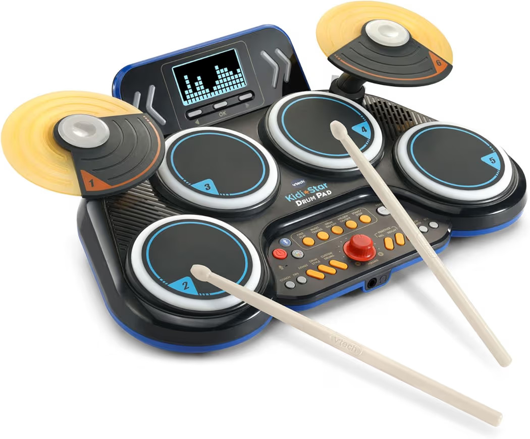 VTech Kidi Star Drum Pad, Black | Amazon (US)