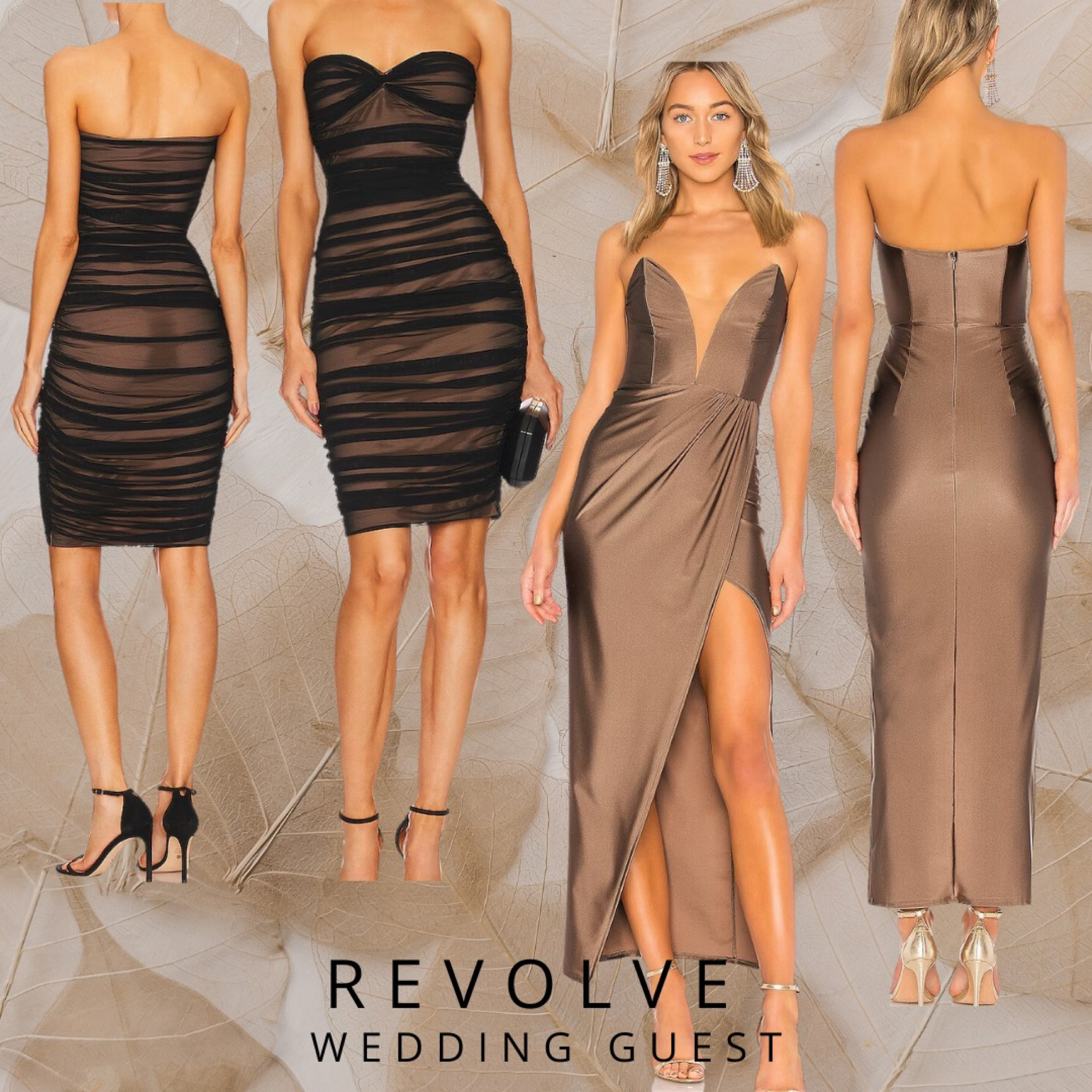 Classy and Subtle Wedding Guest Dresses 🙌🏻
You can never go wrong with black or neutral! 

#LTKGala #LTKwedding #LTKstyletip