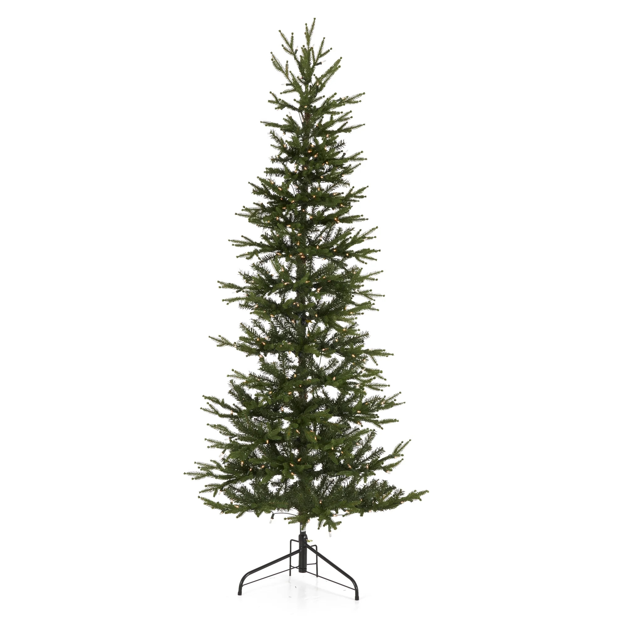 National Tree Company Montgomery 6.5' Clear Pre-lit Corner Christmas Tree | Walmart (US)