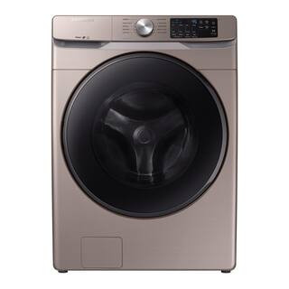 Samsung 4.5 cu. ft. High-Efficiency Champagne Front Load Washing Machine with Steam, ENERGY STAR ... | The Home Depot