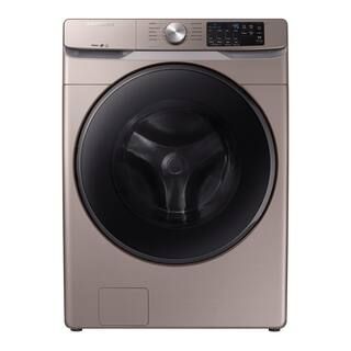 Samsung 4.5 cu. ft. High-Efficiency Champagne Front Load Washing Machine with Steam, ENERGY STAR-... | The Home Depot
