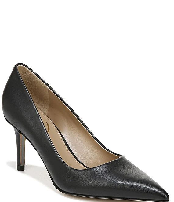 Sam Edelman Vienna Leather Pointed Toe Pumps | Dillard's | Dillard's