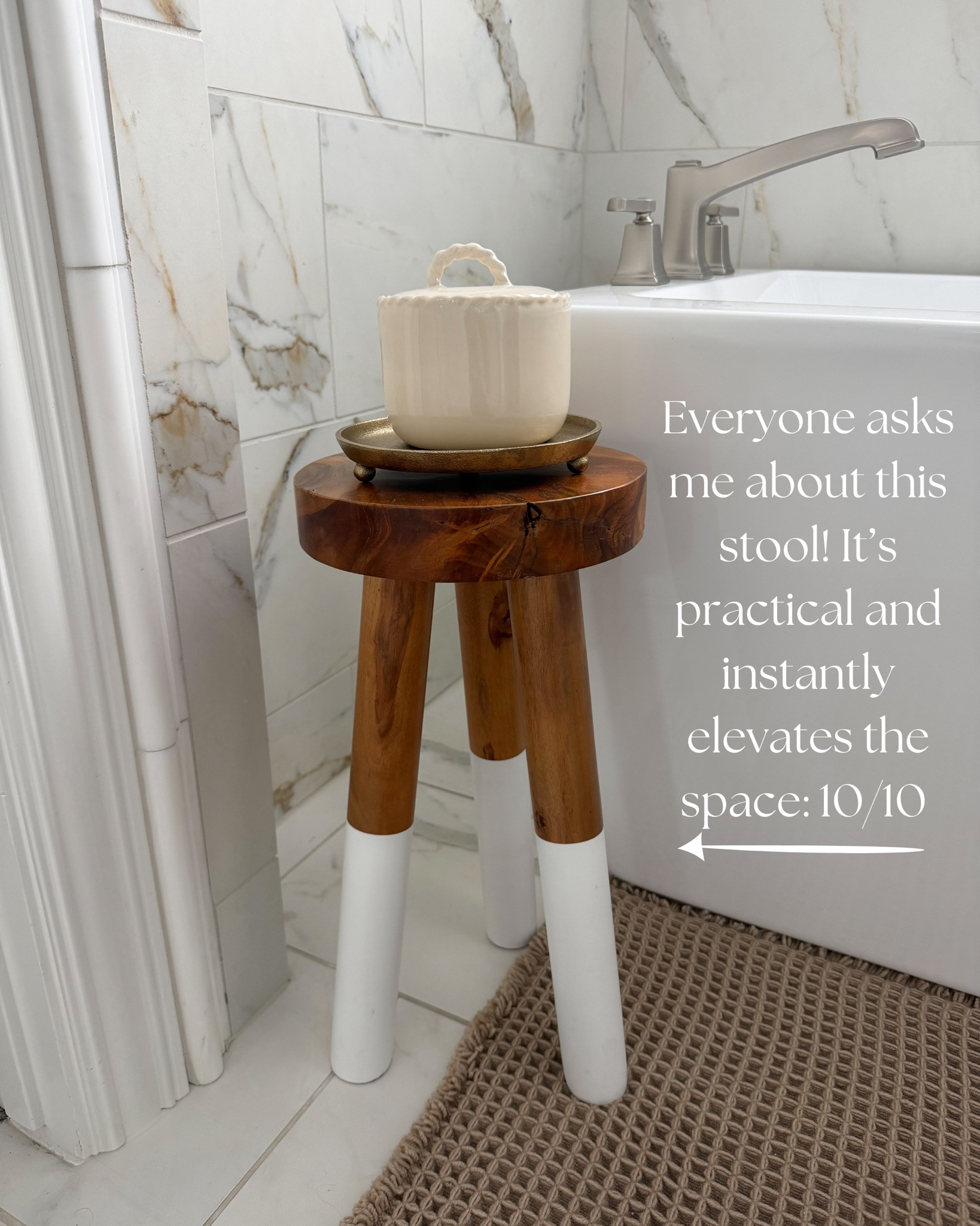 The taller version that I have of this stool is perfect to be used as a small side table in the bathroom. 🫧 

Bathroom finds, serena & lily, small side table, bathroom stool, teak furniture, bathroom stands, bathroom decor

#LTKHome #LTKdayinmylife