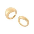 Scoop Women’s 14KT Gold Flash Plated Organic Ring Set, 2-Piece | Walmart (US)