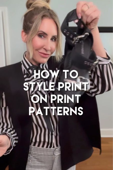 ✨When it comes to pattern play fashion, there are two rules to follow:

1️⃣ One pattern must be smaller in size than the other 
2️⃣ Both patterns must share a common color

Mixing prints on prints allows you to be creative, and honestly, it makes for some of the best eye catching looks. If you need help styling new looks from your wardrobe, shoot me a DM! Sometimes another eye is exactly what’s needed to think outside the box with everyday apparel 🧥👖👔👚


#stylist #delightfullydeligne #stylingtutorial #stylingtutorials #styleforwoman #40sstyle #30ss

#LTKstyletip #LTKshoecrush #LTKworkwear