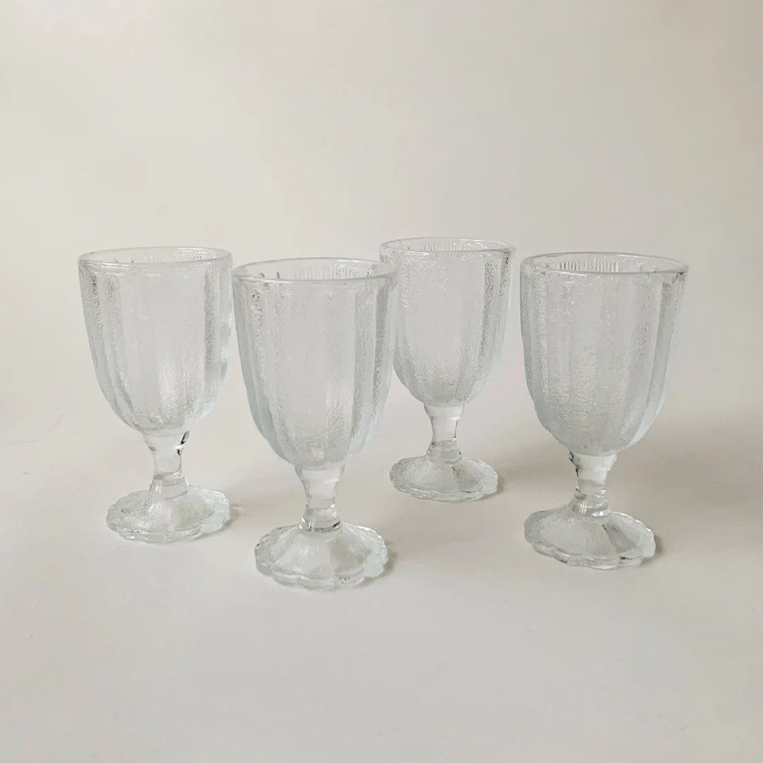 DECO SHELL GLASSES - S/4 - Etsy | Etsy (US)