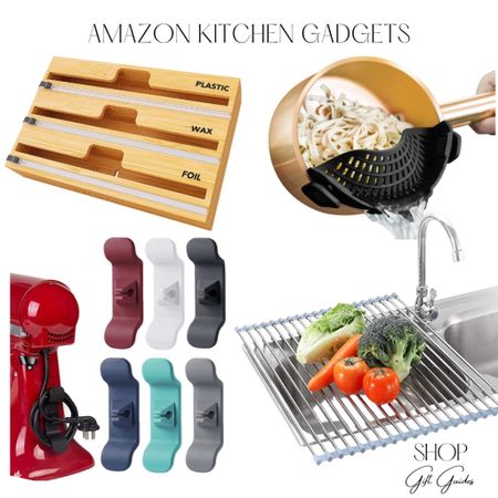 Amazon kitchen gadgets!! 

ziploc bag drawer organizer, pasta strainer, kitchen appliances cord organizer, roll up dish drying rack 

#LTKFind #LTKhome #LTKunder50