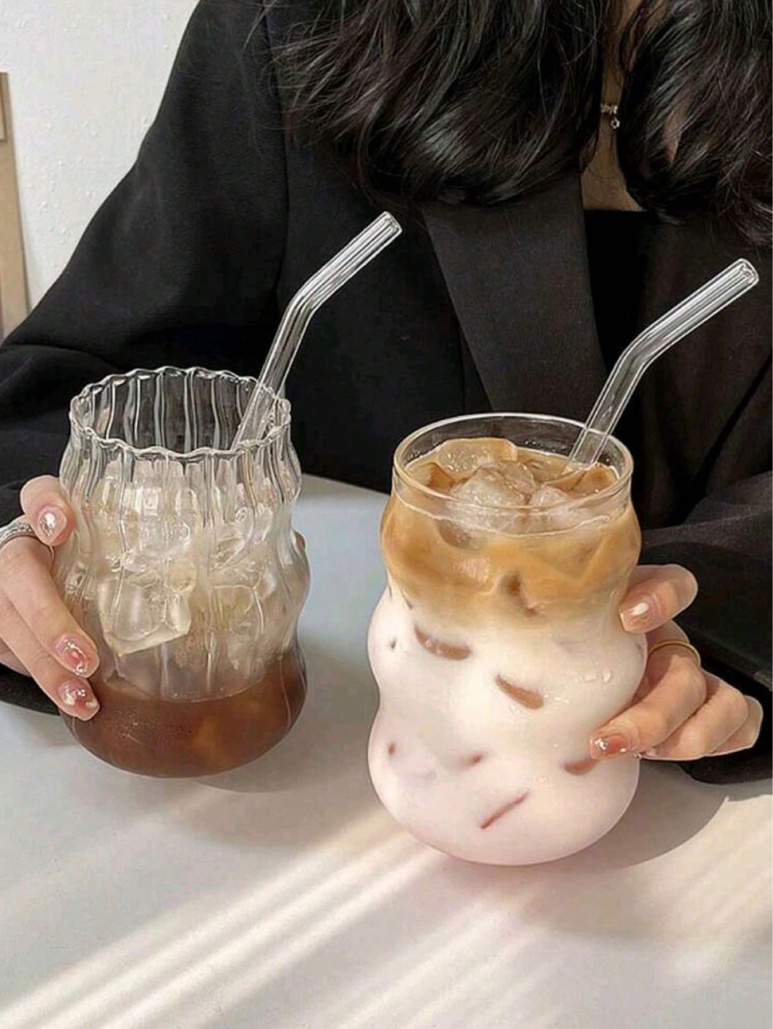 1pc coffee cup with straw, drinking beverage milk tea cup 🫶🏻

#LTKHome #LTKGiftGuide #LTKFindsUnder50