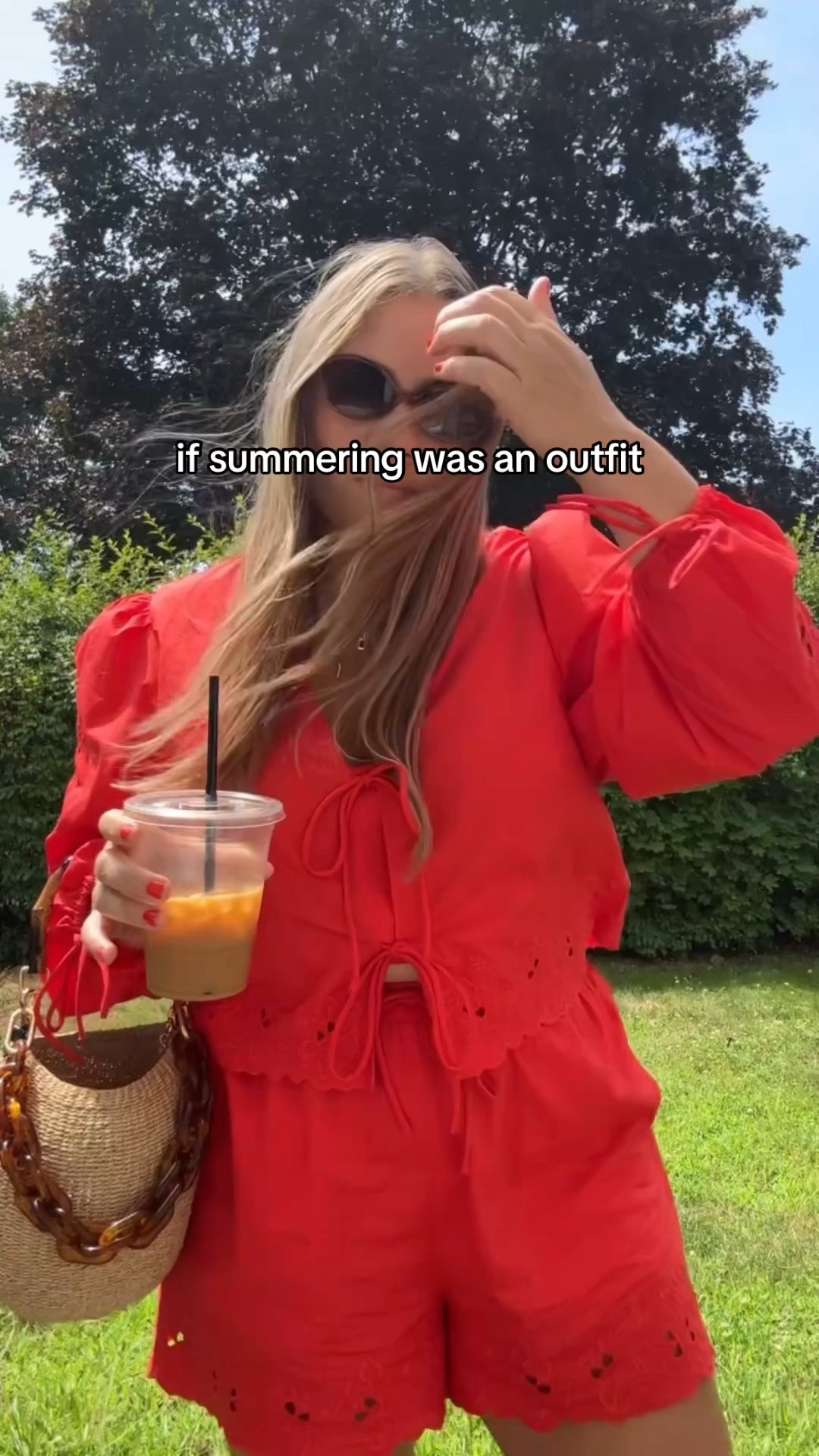 Red cotton summer set 
Medium

Target summer set
Red top
Embroidered shorts 

#LTKParties #LTKFindsUnder50 #LTKSeasonal