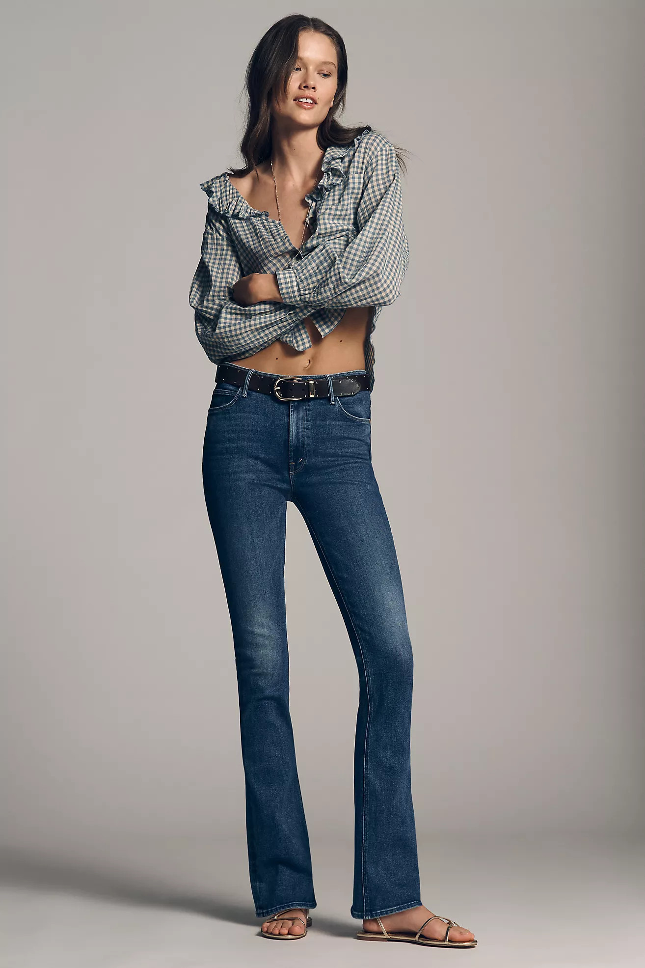 MOTHER Runaway Mid-Rise Slim Jeans | Anthropologie (US)
