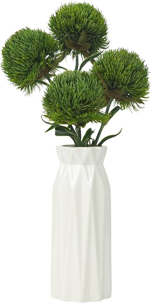 DuHouse 4Pcs Fake Dianthus Artificial Greenery Stem Realistic Green Tricks for Home Kitchen Weddi... | Amazon (US)