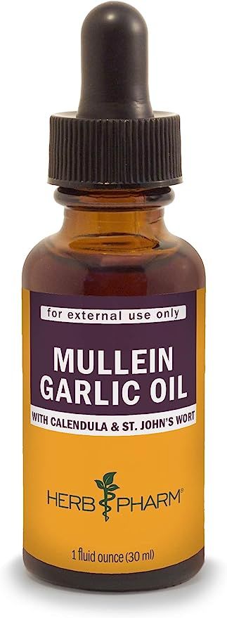 Herb Pharm Mullein Garlic Herbal Oil - 1 Ounce | Amazon (US)