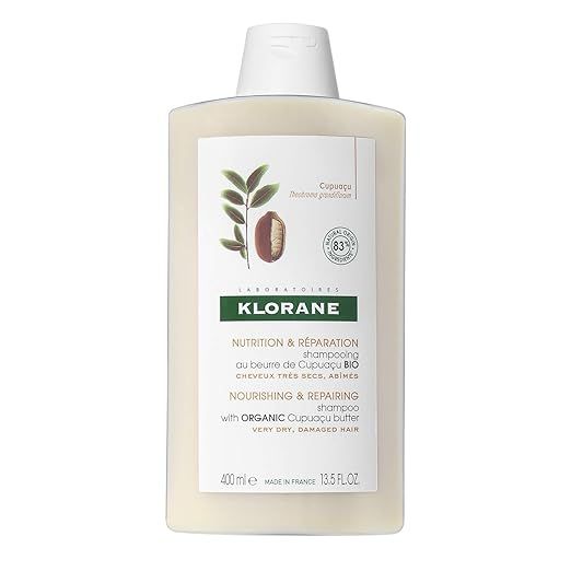 Klorane Shampoo with Organic Cupuaçu Butter, Nourishing & Repairing for Very Dry Damaged Hair, S... | Amazon (US)