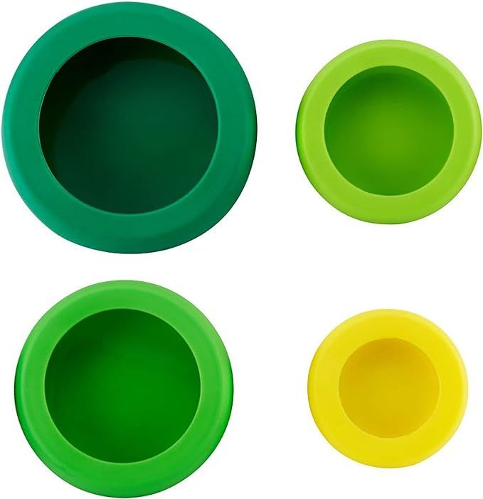 Hoan Silicone Food Huggers, Set of 4, Assorted | Amazon (US)