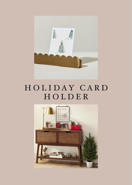 Christmas Card Holder #christmasdecor #carddisplay 

#LTKHoliday #LTKhome #LTKfindsunder50