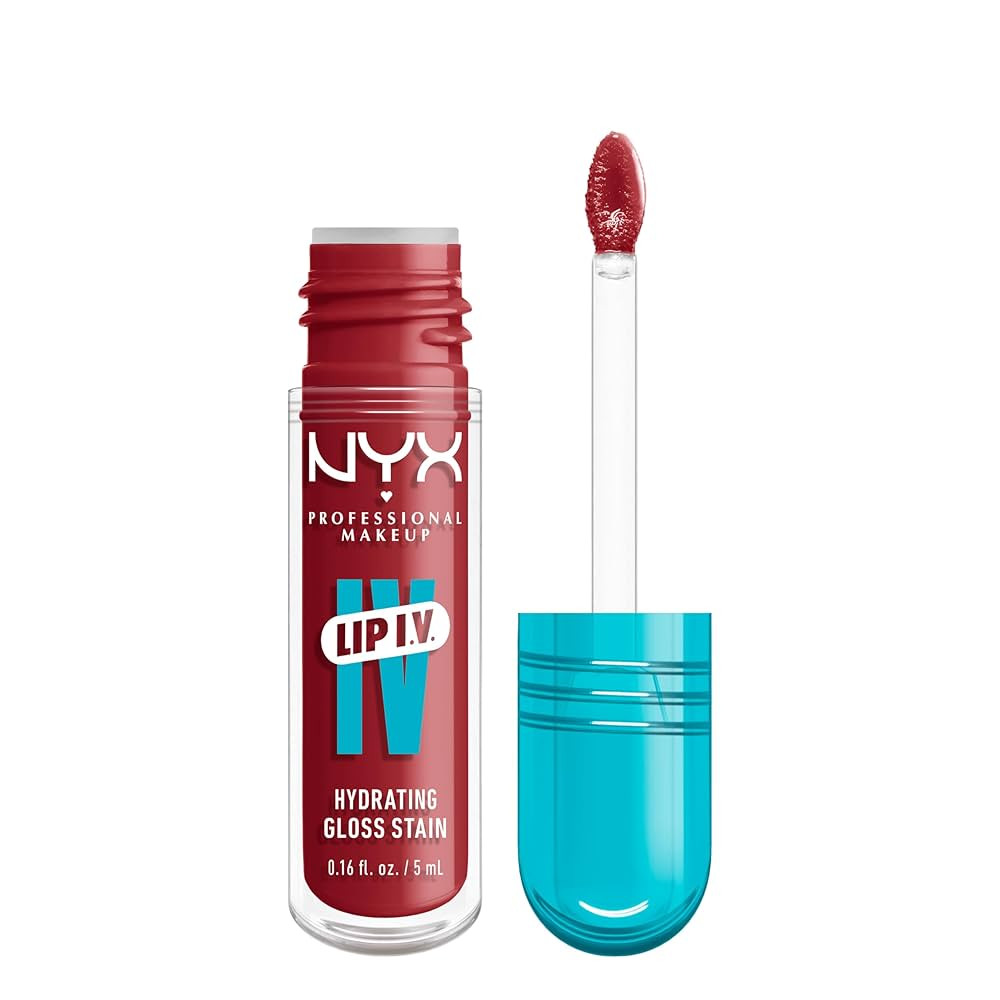 NYX PROFESSIONAL MAKEUP Lip IV Hydrating Glossy Lip Stain with 12HR Hydration - Bubblegum Burst (... | Amazon (US)