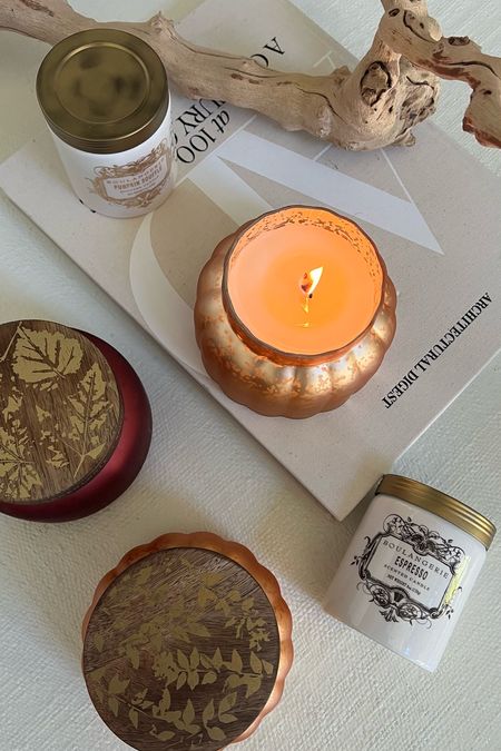 Currently 20% off! Anthropologie candles, fall candles, fall scented candles, spiced cider, pumpkin clove, Capri blue 

#LTKGiftGuide 

#LTKHoliday #LTKSeasonal