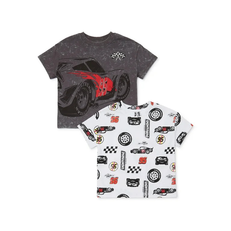 Cars Toddler Boy Graphic Tees, 2-Pack, Sizes 2T-5T | Walmart (US)
