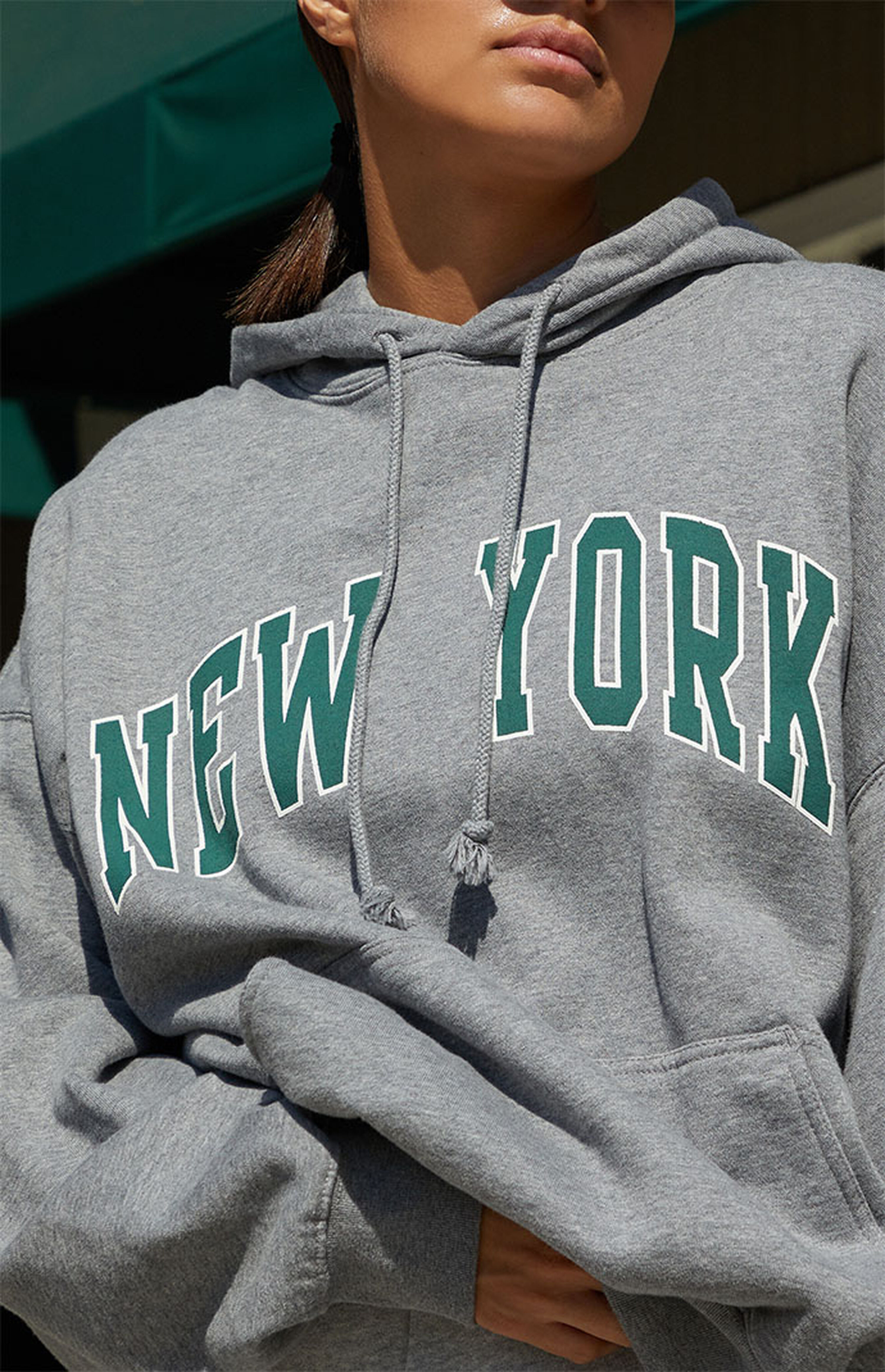 John Galt Gray New York Hoodie | PacSun | PacSun