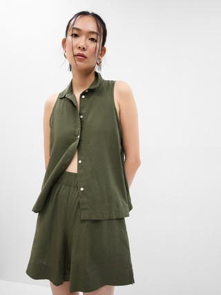 Linen-Blend Shirt | Gap (US)