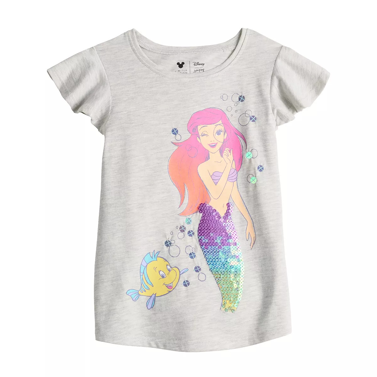 Disney's The Little Mermaid Toddler Girl Flounce Tee by Jumping Beans® | Kohl's