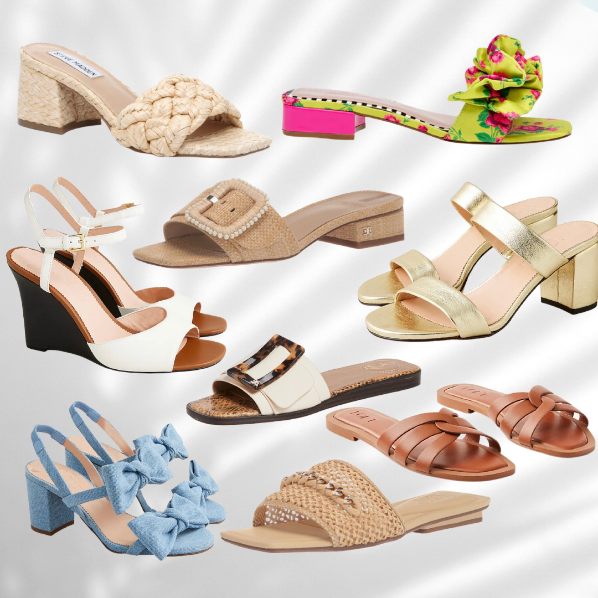 Summer Sandal Round Up!☀️🌴


#summerfashion #sandals #heels #bowshoes #somethingblue #vacation #summermusthaves #rattanshoes #colorfulsandals #pinkandgreen #vacationoutfits #springfashion #amazonfashion #budgetfriendlyfashion #brownshoes #shoes #brownsandals #neutralshoes #anklestrap #fashionfinds #coastalfashion #slides #mules #vacation #vacationfashion 

#LTKunder100 #LTKshoecrush #LTKfit