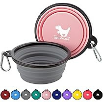 Collapsible Dog Bowls for Travel, 2-Pack Dog Portable Water Bowl for Dogs Cats Pet Foldable Feedi... | Amazon (US)