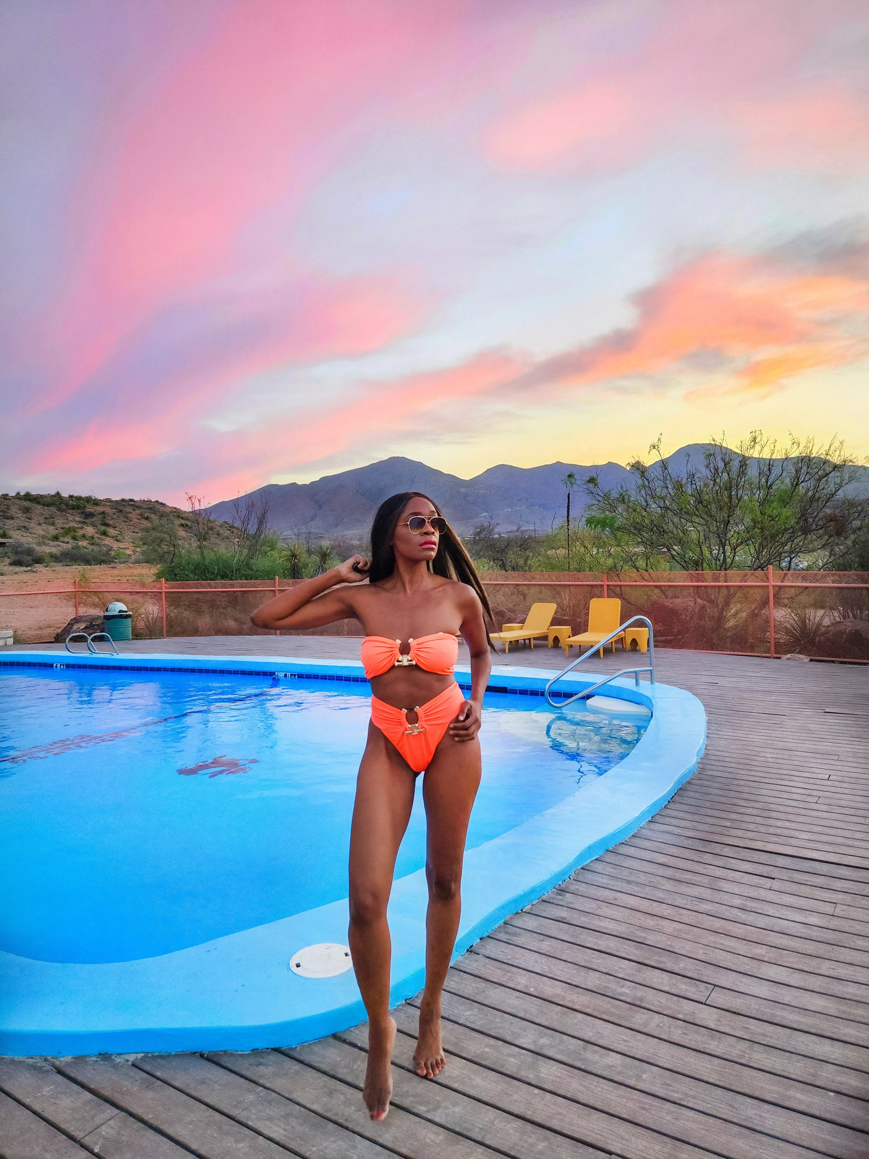 Two piece coral high waist swimsuit 

#LTKfindsunder50 #LTKtravel #LTKswim