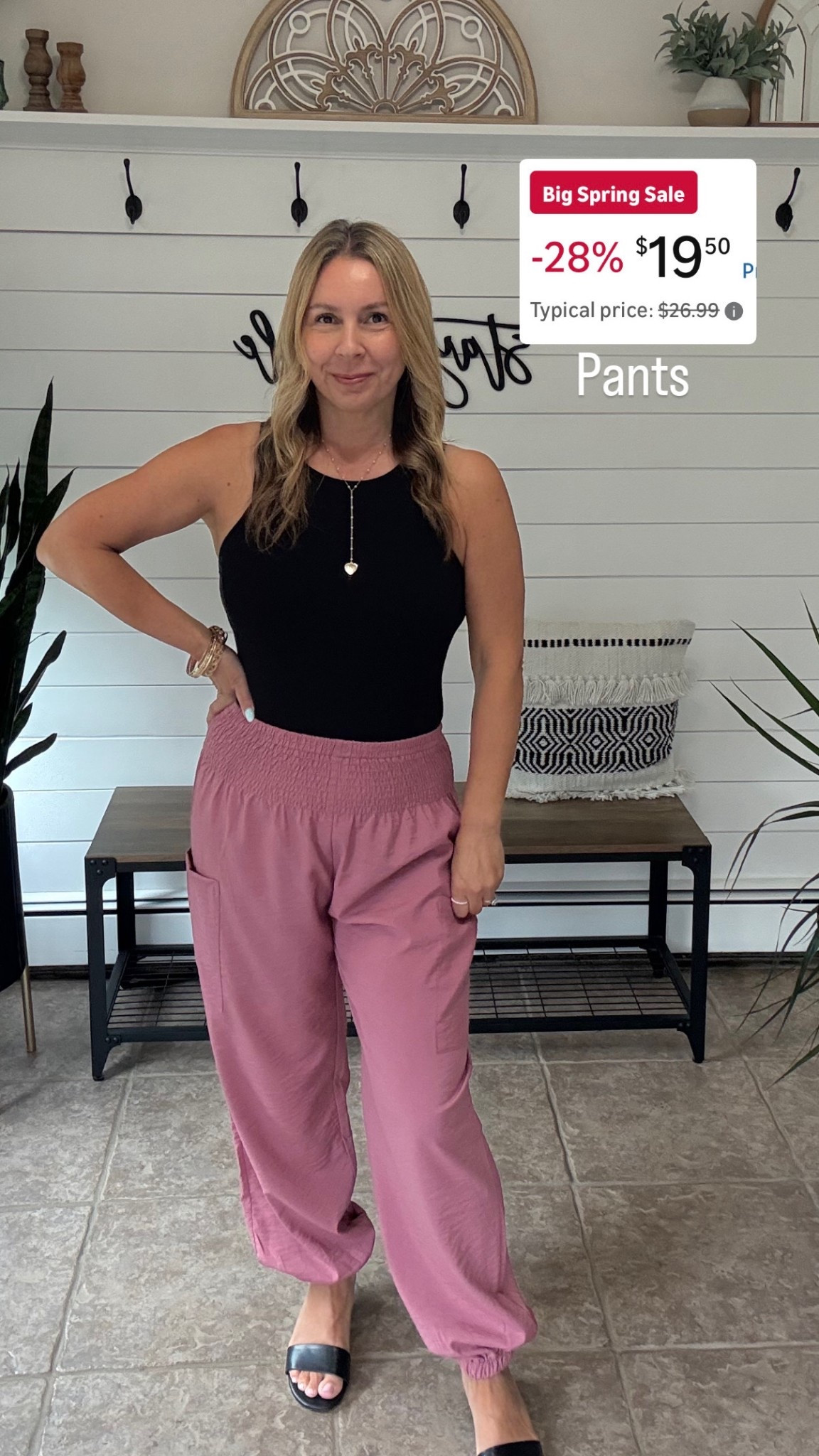 Pants are part of the sale I’m wearing a medium. Spring outfits 2026. Date night outfits 

#LTKPetite #LTKSaleAlert #LTKOver40