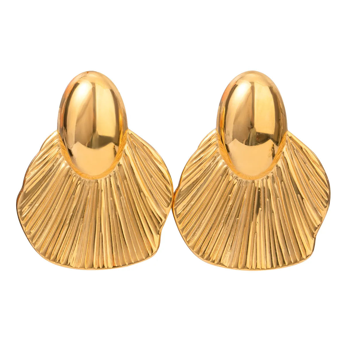 Jasper Textured Leaf Earrings | Liv Bella Vita