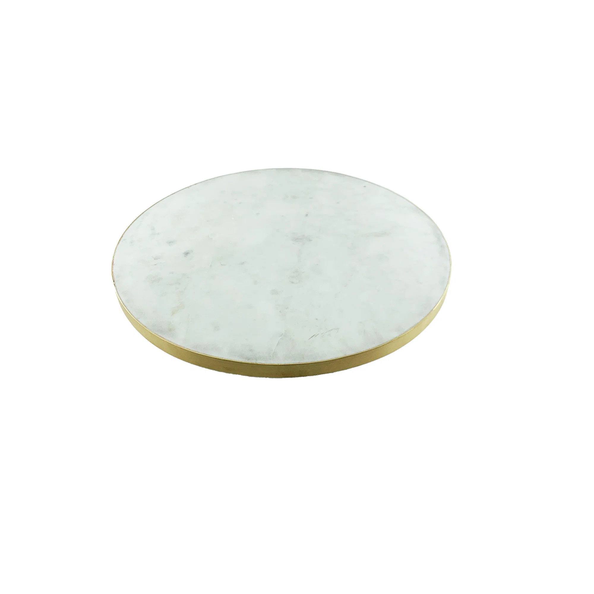 Canvas Home Verona White Marble Lazy Susan | Wayfair North America
