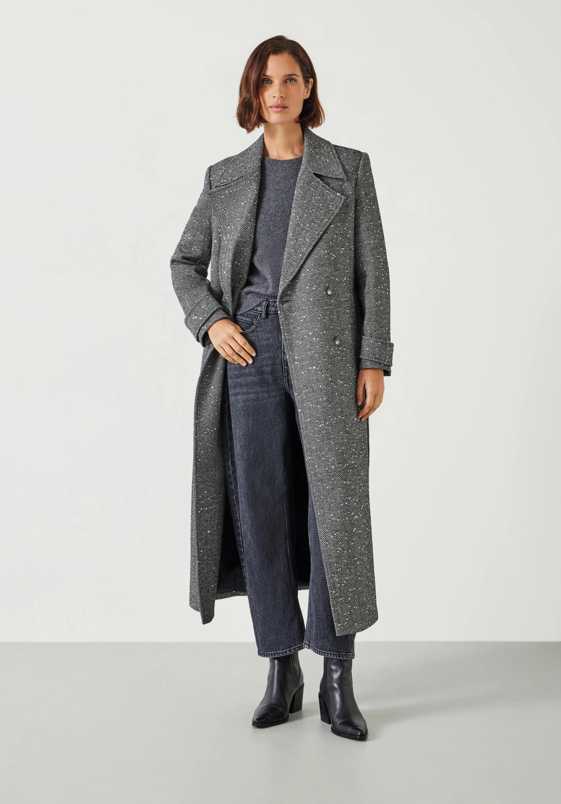 Campbell Sequin Coat | Hush UK