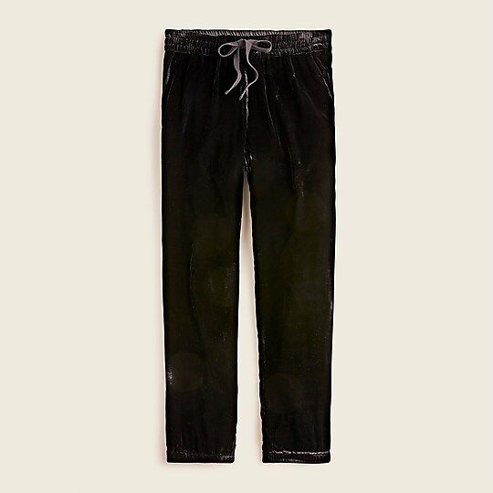 Velvet jogger pant | J.Crew US