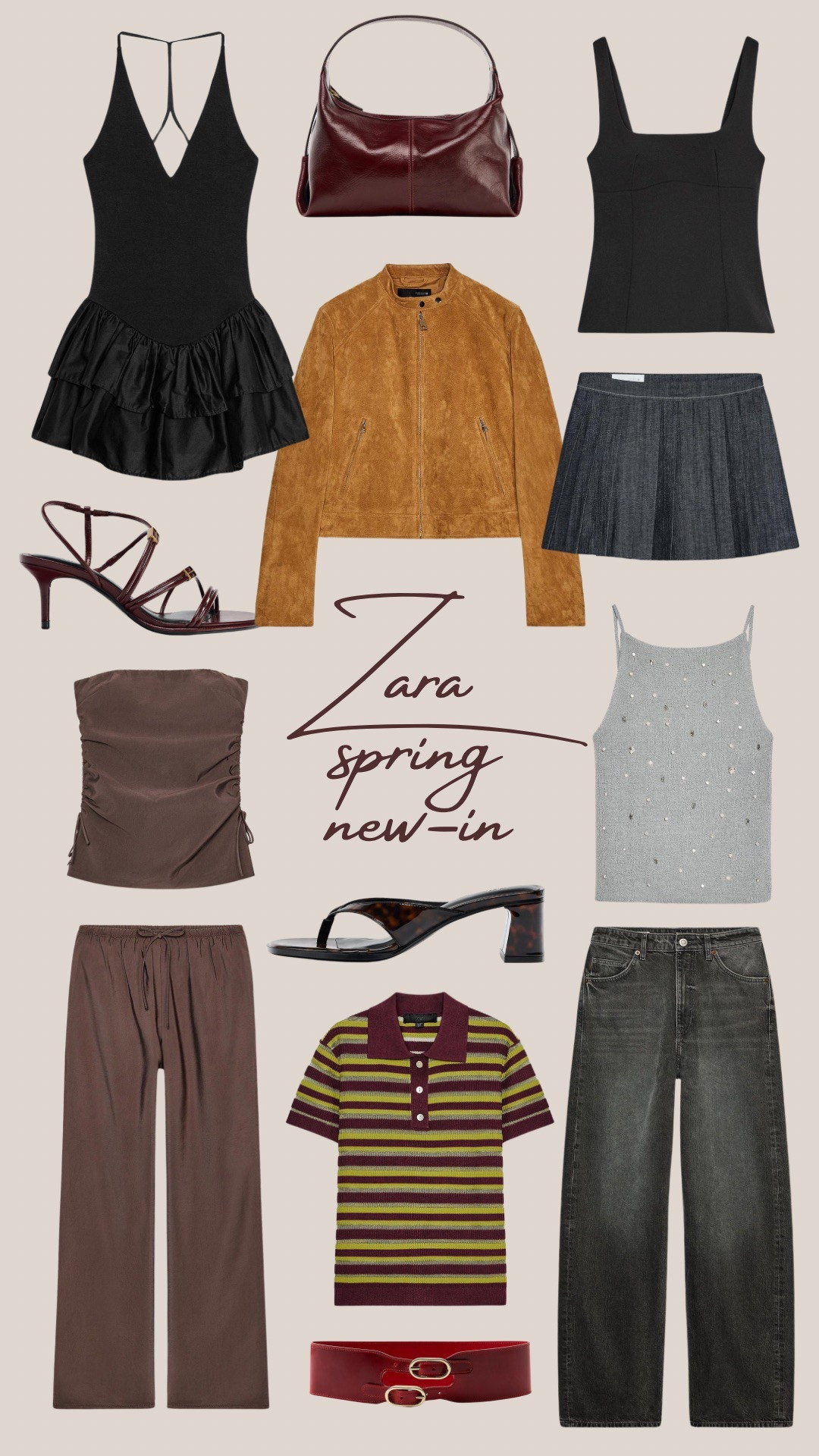 New in at Zara for spring 🌻

Denim mini skirt, stripes, bandeau, linen trousers, mini dress, suede jacket, burgundy, tortoiseshell, bows, leather handbag, spring style, spring outfit ideas, casual style, winter to spring, spring summerr

#LTKgiftguide #LTKsummer #LTKspring