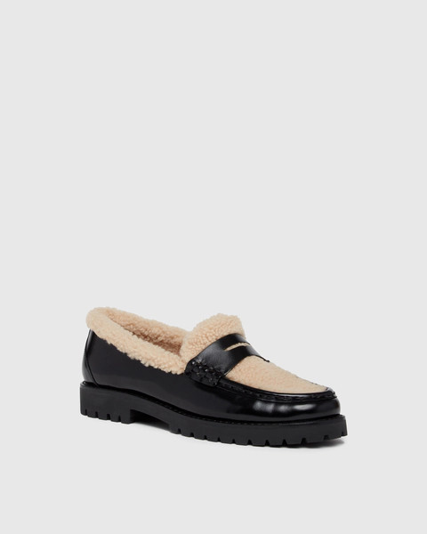 Ellis Shearling Loafer | Paige