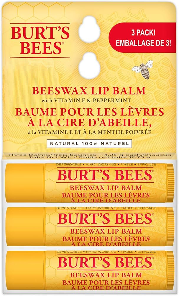 Burt's Bees 100% Natural Origin Moisturizing Lip Balm for Dry Chapped Lips, Get Soft and Hydrated... | Amazon (CA)