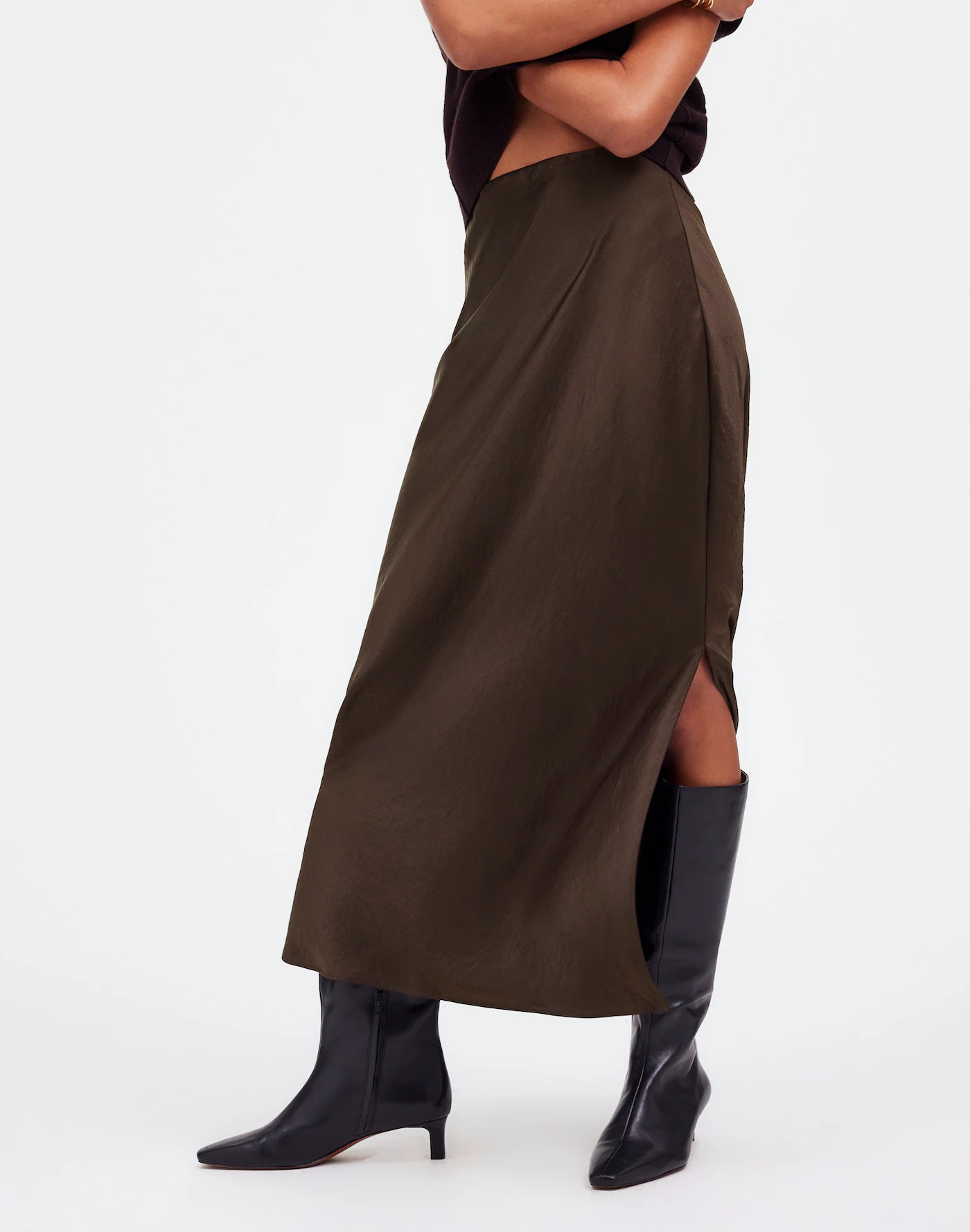 Satin Maxi Slip Skirt | Madewell | Madewell