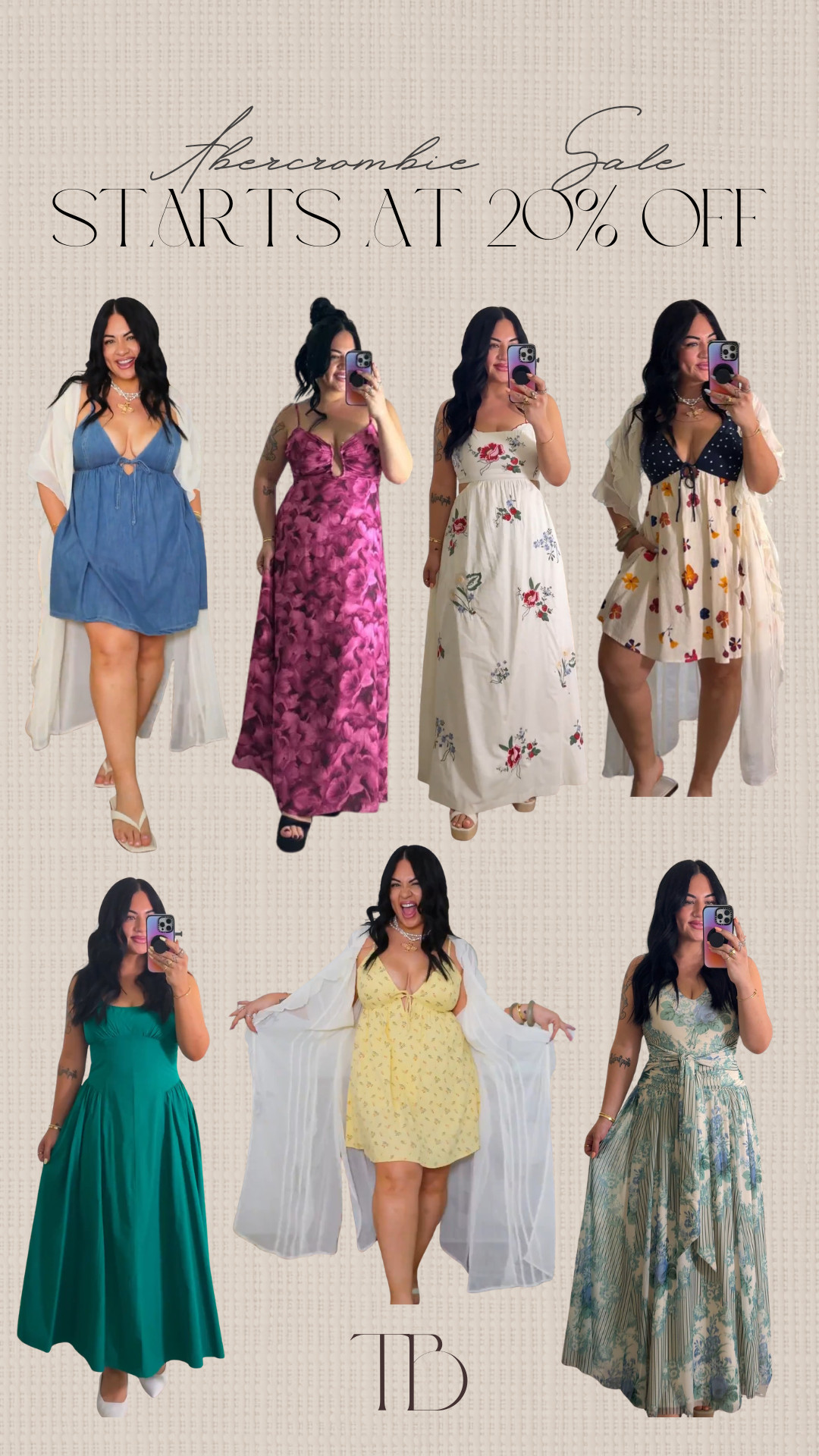 @abercrombie dress sale starts TODAY! stackable code: AFLTK for more $$ off!
 
I’m wearing a size large in all
 
@abercrombie, abercrombie, a&f, dress sale, dress sale finds, wedding guest dresses, dresses on sale, midi dresses, maxi dresses, abercrombie sale, stackable code, Abercrombie code,

#LTKgrwm #LTKootd #LTKSeasonal