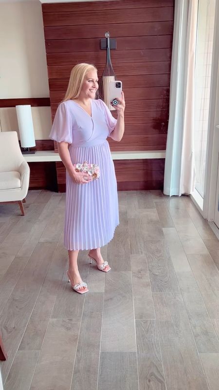 Loving this lavender midi dress. Wedding guest outfit for sure!

Wearing a medium and it fits true to size.

#amazonweddingguest
#mididress

#LTKworkwear #LTKSeasonal #LTKshoecrush #LTKstyletip #LTKitbag #LTKfindsunder50 #LTKfindsunder100 #LTKsalealert #LTKover40 #LTKmidsize  #LTKGiftGuide #LTKVideo #LTKU #LTKwedding