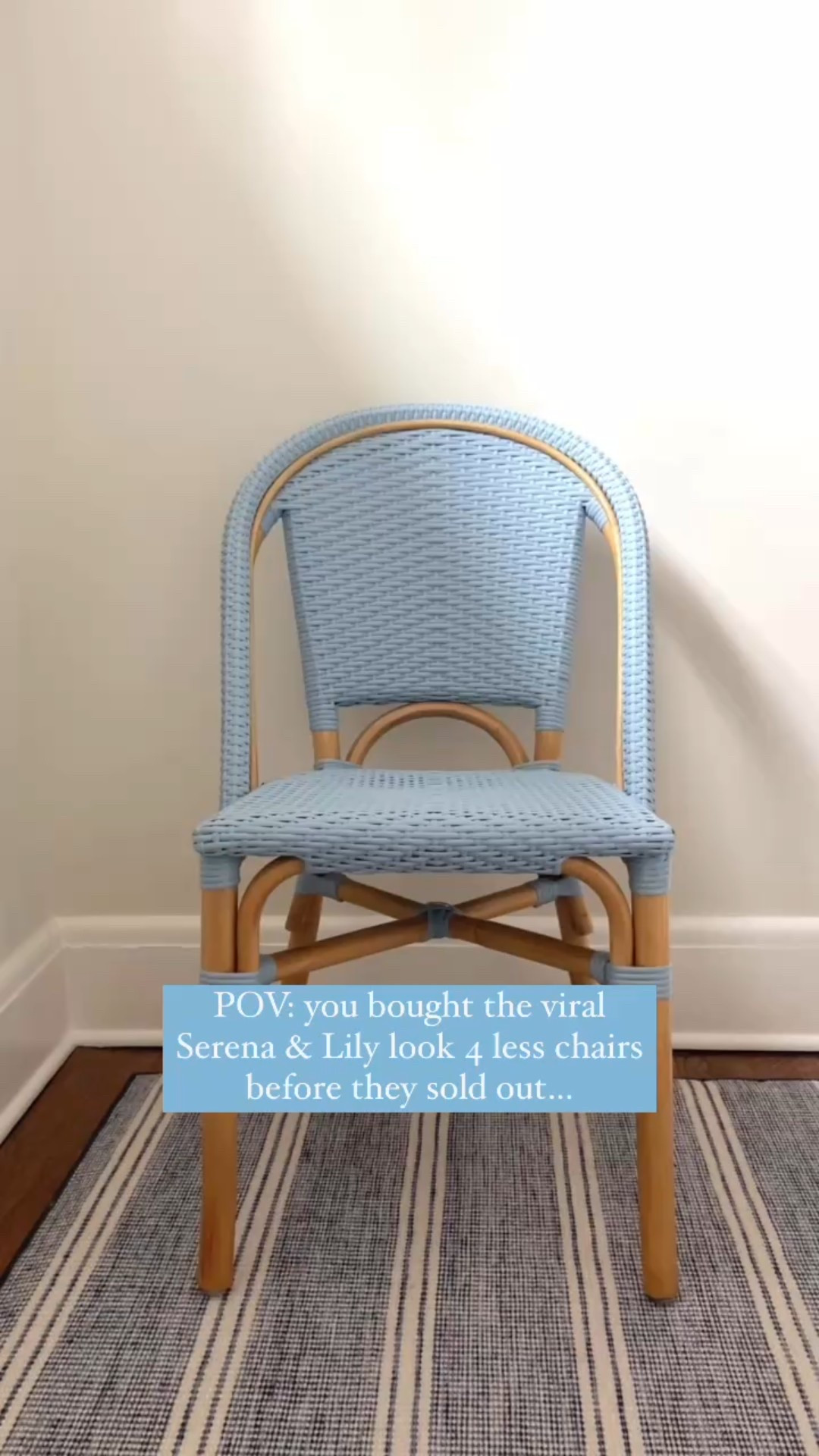 Already sold out once!! Snag these GORGEOUS light blue Serena & Lily look 4 less riviera dining chairs for a STEAL at only $130 & FREE SHIPPING w/ code: SHIP89 👏🏻👏🏻👏🏻

These are for indoors only bc they’re made with real bamboo!! But just like the real deal, the seat is made out of comfy woven plastic so easy to clean and kid friendly!! 

These are so beautiful in person!! Don’t wait to snag!! 

#LTKHome #LTKFamily #LTKSaleAlert