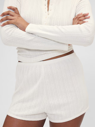 Gap × Summer Fridays Pointelle PJ Shorts | Gap (US)
