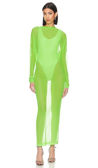 All in One Gown in Neon Green | Revolve Clothing (Global)