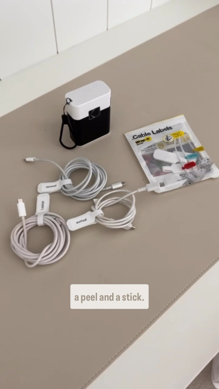 📌 FRIDAY FIND Label Your Cords, Save Your Sanity! 📌

If you’ve ever found yourself wrestling with a tangle of cords, you’re not alone!
Labeling cords might seem like a small step, but it makes a huge difference in organization and efficiency.🔌

Cable labels are a simple way to keep cords organized and using a label maker makes it easy to peel and stick so you can reuse as needed.🏷️

Whether it’s for your home office, entertainment center, or workspace, a few simple labels can help you quickly find the right cable when you need it! Say goodbye to the cord chaos and hello to a streamlined space! 🎉

To shop these Amazon finds, comment LINKS below! 
