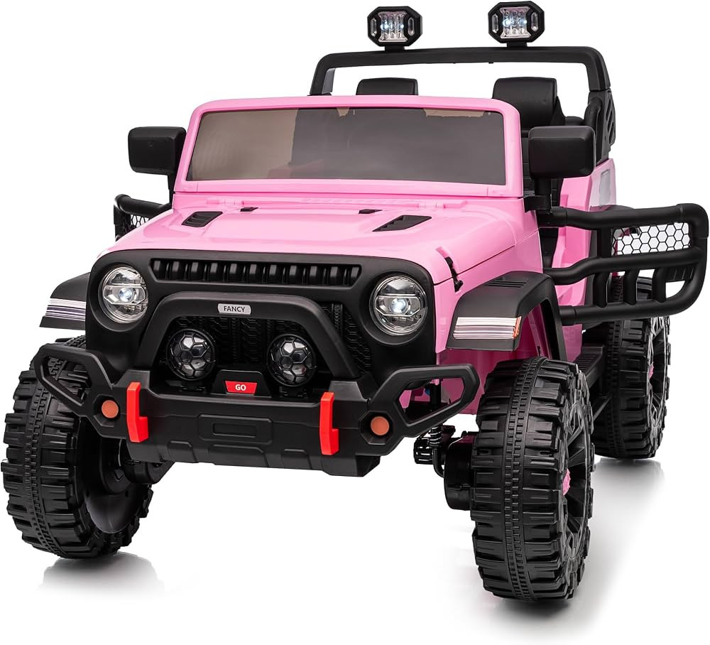 2 Seater Ride on Toy Car for Kids, 24V 4WD Ride-on Truck Kids Electric Car with Remote Control, 4... | Amazon (US)