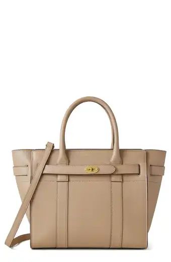 Small Zipped Bayswater Leather Satchel | Nordstrom